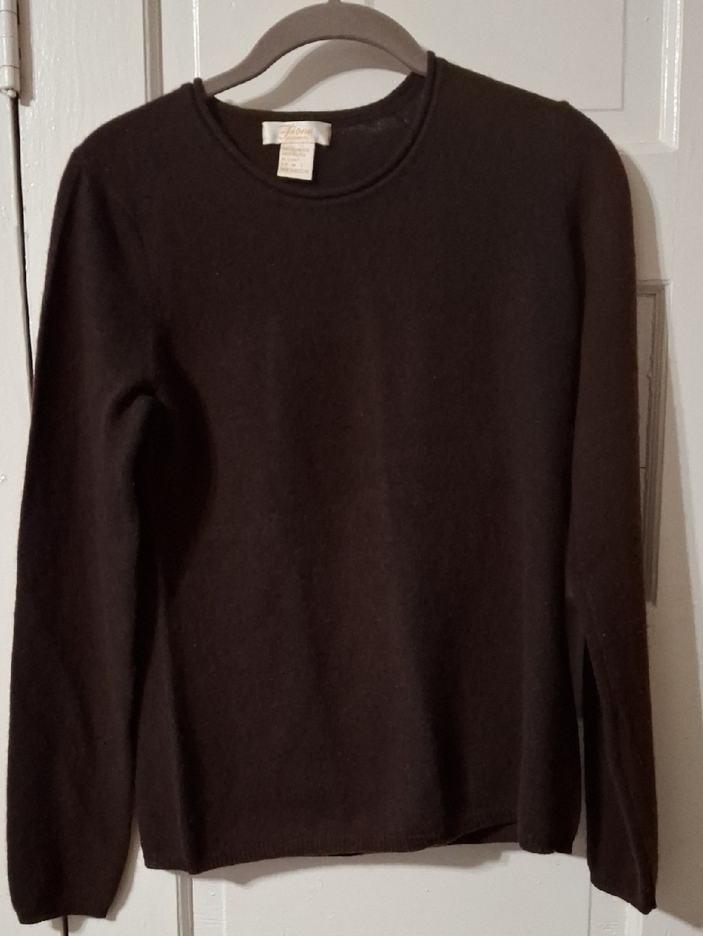 Women's Crewneck Sweater in Dark Brown (Mis219)